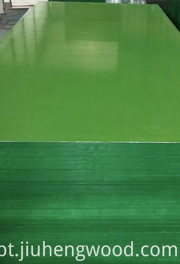 Green film plastic template